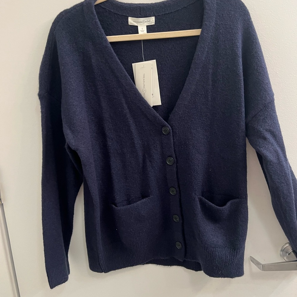 Navy Blue Women's Sweater